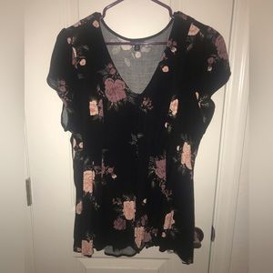 Torrid Floral Blouse